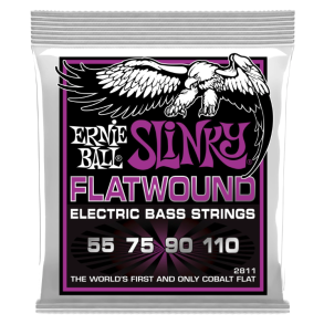 Ernie Ball 2811 Flatwound Cobalt Power Slinky Bass
